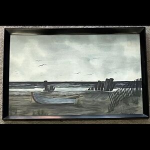 What color painting by graphic artist Michael Shortino from March 17, 1975